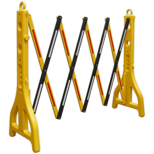 Loops 230mm to 2500mm Adjustable Width Plastic Barrier - Portable Safety Perimeter
