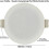 Loops PAIR of 3" Mini Low Profile Ceiling Speaker 8 OHM 2 Way Compact Mount Slim Line 2