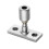 Loops Locking Casement Window Stay Pin 28.5mm Fixing Centres Satin Chrome 4