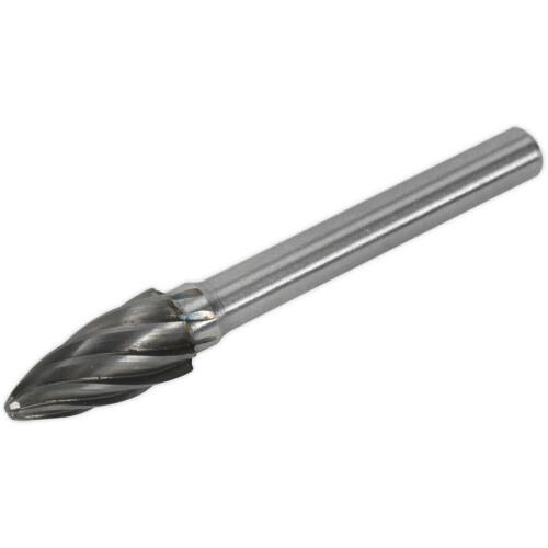 Loops 10mm Carbide Rotary Burr Bit - RIPPER / COARSE Oval - Engraving Milling Tool