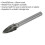 Loops 10mm Carbide Rotary Burr Bit - RIPPER / COARSE Oval - Engraving Milling Tool 2