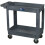 Loops Heavy Duty 2 Level Composite Workshop Trolley - 113kg Per Shelf - Deep Wall 4