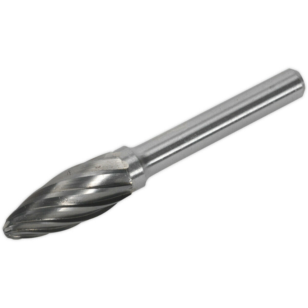 10Mm Carbide Rotary Burr Bit - Ripper / Coarse Flame - Engraving Milling Tool