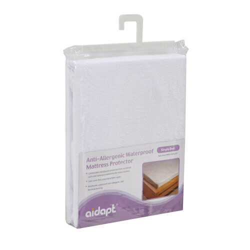 Loops Anti Allergenic Waterproof Mattress Protector - Single - Machine Washable 1