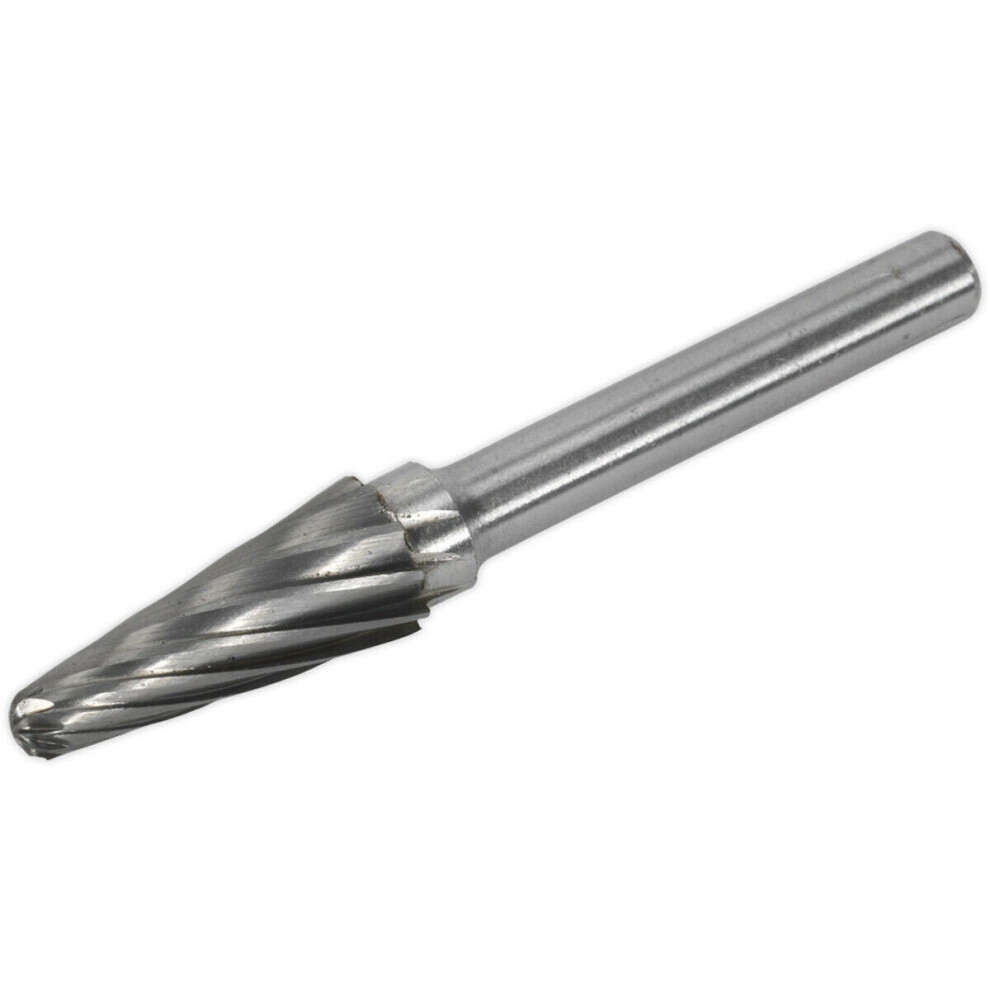 Loops 10Mm Carbide Rotary Burr Bit - Ripper / Coarse Conical Ball - Engraving Milling