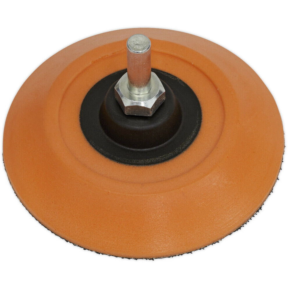 New Loops 75Mm Hook And Loop Backing Pad - 6Mm Shaft - Angle Grinder Backing Disc Orbital-Sander-Grinder-Backing-Polishing-Sanding