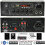 Loops Bar Restaurant Bluetooth Wall Speaker System 110W Wireless Amp HiFi Music Kit 3