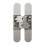 Loops 2x 134 x 24mm Concealed Medium Duty Hinge Fits Unrebated Doors Champagne 3