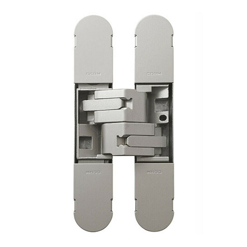 Loops 2x 134 x 24mm Concealed Medium Duty Hinge Fits Unrebated Doors Champagne 2