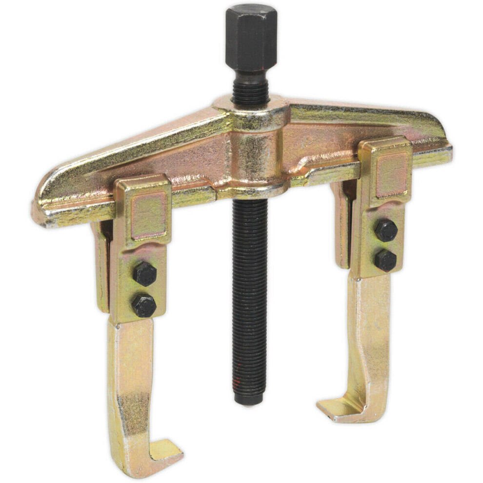 120 x 100mm Heavy Duty Twin Leg Puller Bar - Drop Forged Steel - Thrust Bearing