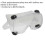 Loops Clear Standard Goggles - Polycarbonate Safety Lens - Indirect Ventilation 2