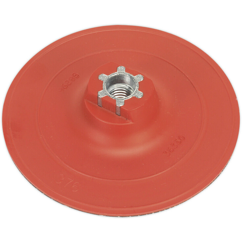 Loops 120Mm Hook And Loop Backing Pad - M14 X 2Mm Thread - Buffing & Polishing
