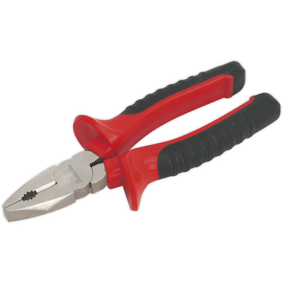 Loops 175Mm Combination Pliers - Drop Forged Steel - 18Mm Jaw Capacity - Comfort Grip