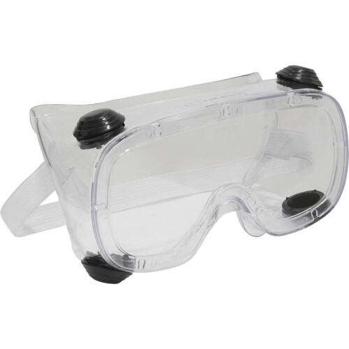 Loops Clear Standard Goggles - Polycarbonate Safety Lens - Indirect Ventilation