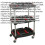 Loops 3 Level Wheeled Composite Workshop Trolley with Parts Storage - 30kg Per Shelf 2