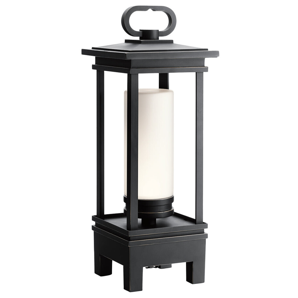 Loops Outdoor Ip44 Bluetooth Lantern Rubbed Bronze Led 3W Bulb Light Fitting D01813