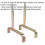 Loops PAIR Cylinder Head Support Stands - 16mm Stud Hole Pin Diameter - Holder Bracket 2