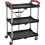 Loops 3 Level Folding Workshop Trolley - 670 x 430 x 855mm - 25kg Per Shelf - Foldable 1