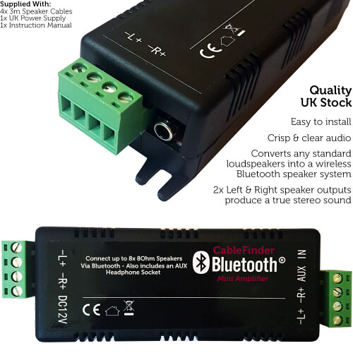 Loops Bar Restaurant Bluetooth 8x Ceiling & Black Speakers Wireless Background Amp Kit 1