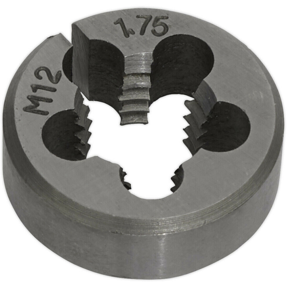 M12 X 1.75Mm Metric Split Die - Quality Steel - Bar / Bolt Threading Bit & Case
