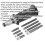 Loops 10 PACK Impact Driver Set - Manual Tight Screw Remover Hammer Strike Hand Guard 2