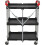 Loops 3 Level Folding Workshop Trolley - 670 x 430 x 855mm - 25kg Per Shelf - Foldable 4