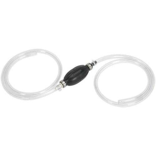 Loops 2m Emergency Fuel Transfer Pump - Syphon Action Drainer - Starter Bulb - One-Way