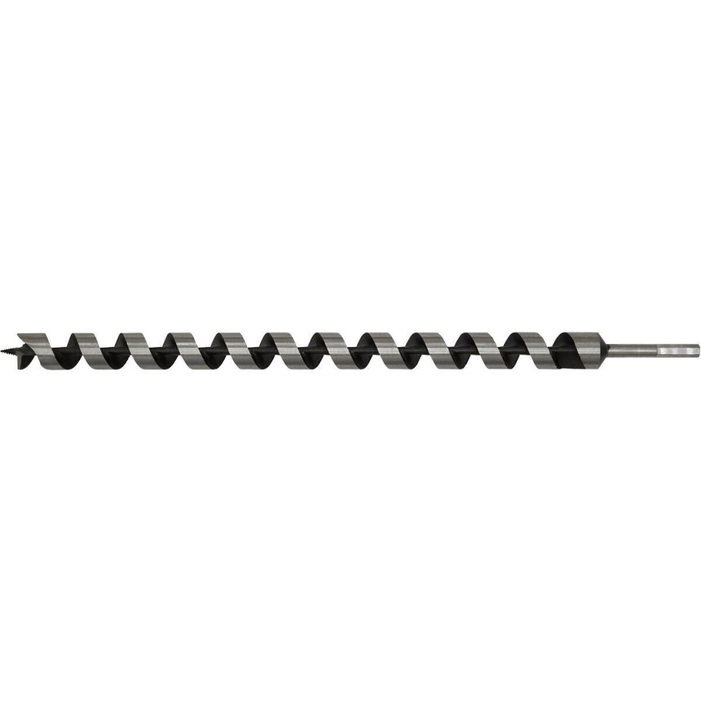 32 x 600mm Hardened Auger Wood Drill Bit - Hexagonal Shank - Woodwork Timber