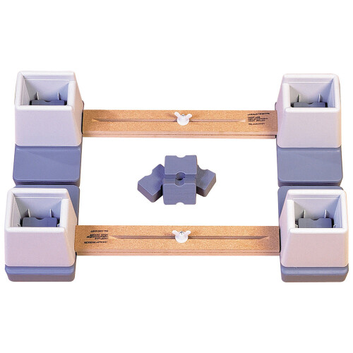 Loops Adjustable Height and Width Bed Raisers - 610 890mm Width - Linked Bed Raiser