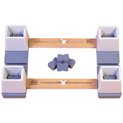 Loops Adjustable Height and Width Bed Raisers - 610 890mm Width - Linked Bed Raiser 2