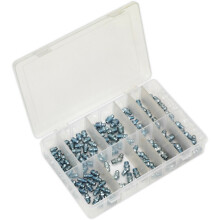 115 Piece Grease Nipple Assortment - Straight 45Â & 90Â - Metric Sizing