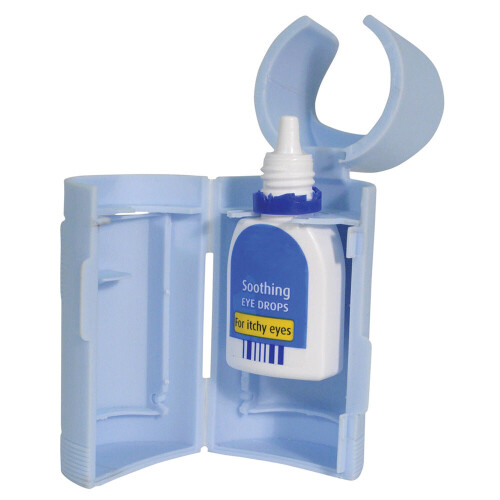 Loops Re usable Eye Drop Dispenser - Allows Self Administration of Eye Drops - Blue 1
