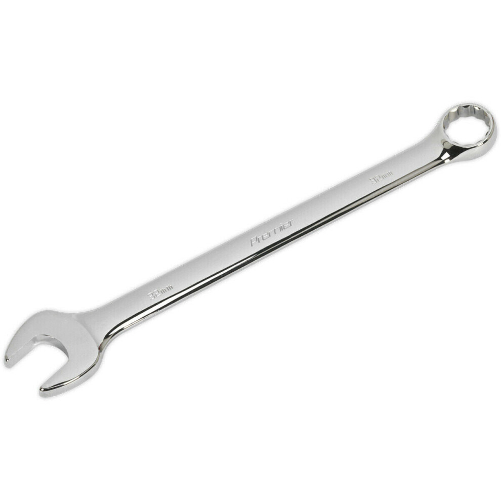 32mm Steel Combination Spanner - Long Slim Design Combo Wrench - Chrome Vanadium