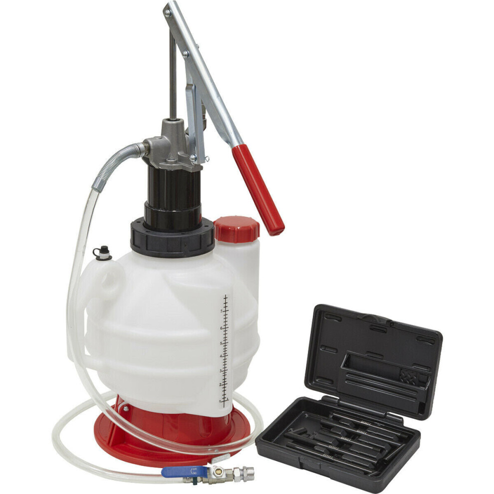 7L Transmission & Engine Oil Filling System - 1.5m Hose - Manually Operated