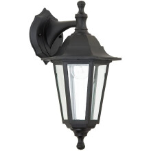 Mayflower Traditional Style Black Outdoor Garden Security Porch Weatherproof Wall Light Lantern IP44 Rated Reversible