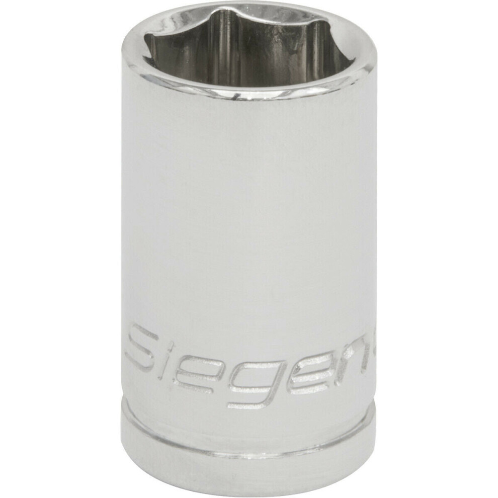 12mm Chrome Plated Drive Socket - 3/8" Square Drive - High Grade Carbon Steel