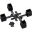 Loops Adjustable Linked Chair Raiser Kit - 50 75 and 100mm Height Insert Blocks 1