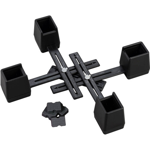 Loops Adjustable Linked Chair Raiser Kit - 50 75 and 100mm Height Insert Blocks 2