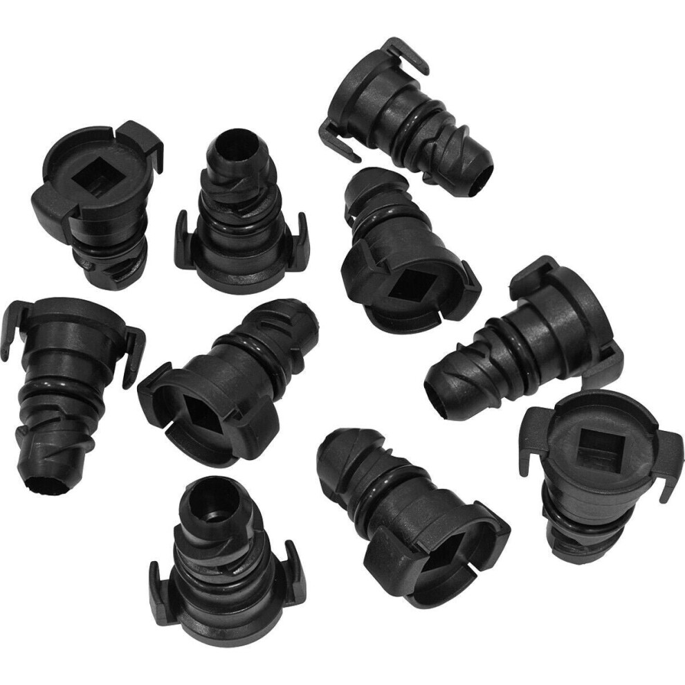 10 Pack Plastic Sump Plug - Replacement Plug For Ford Duratorq - Oem 1830727 5056524272435