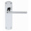 Loops Rounded Straight Bar Handle on Latch Backplate 170 x 42mm Polished Chrome 4