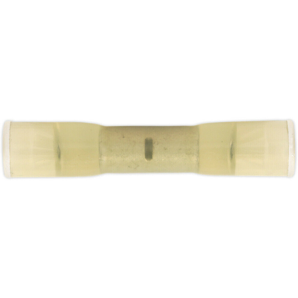 10 Pack Cold Seal Butt Connector - 5.9Mm Diameter - 14 To 12 Awg Cable - Yellow 5056581951519