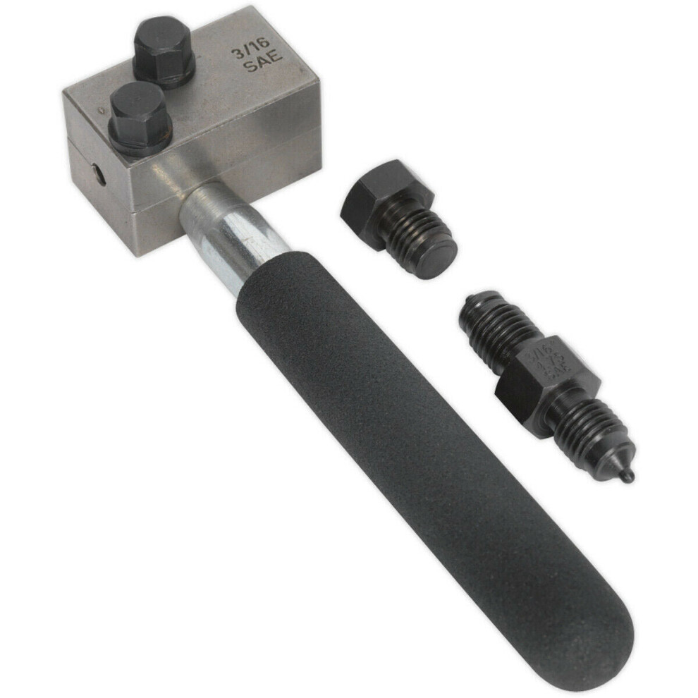 On Vehicle Micro Brake Pipe Flaring Tool - 3/16" Sae Flares - Lightweight 5056524293799