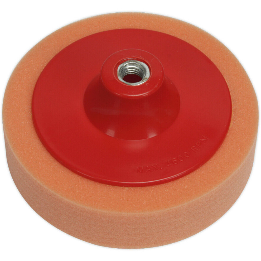 Loops Buffing & Polishing Foam Head - 150 X 50Mm - M14 X 2Mm Thread - Medium Eu Foam