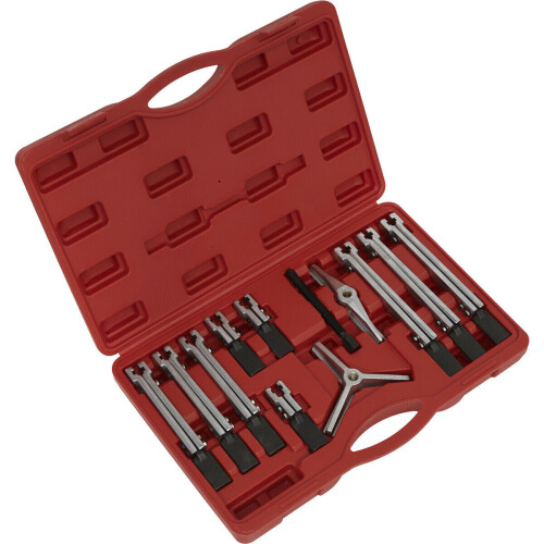 Loops 12 Piece Bearing & Gear Puller Set - Twin & Triple Leg Puller Set - Reversible