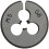 Loops M5 x 0.8mm Metric Split Die - Quality Steel - Bar / Bolt Threading Bit & Case 3