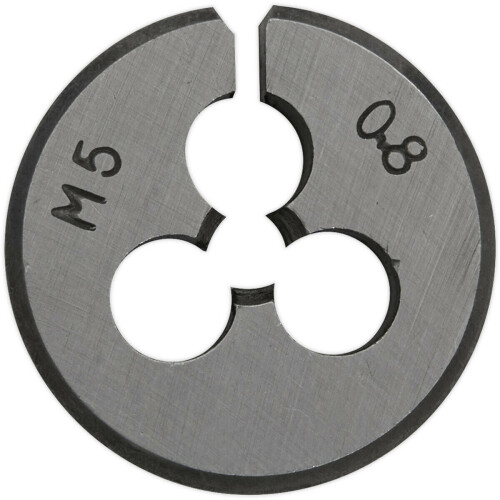 Loops M5 x 0.8mm Metric Split Die - Quality Steel - Bar / Bolt Threading Bit & Case 2