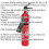 Loops 2kg Carbon Dioxide Fire Extinguisher - Lightweight Aluminium - Refillable 2