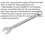 Loops 24mm Steel Combination Spanner - Long Slim Design Combo Wrench - Chrome Vanadium 2