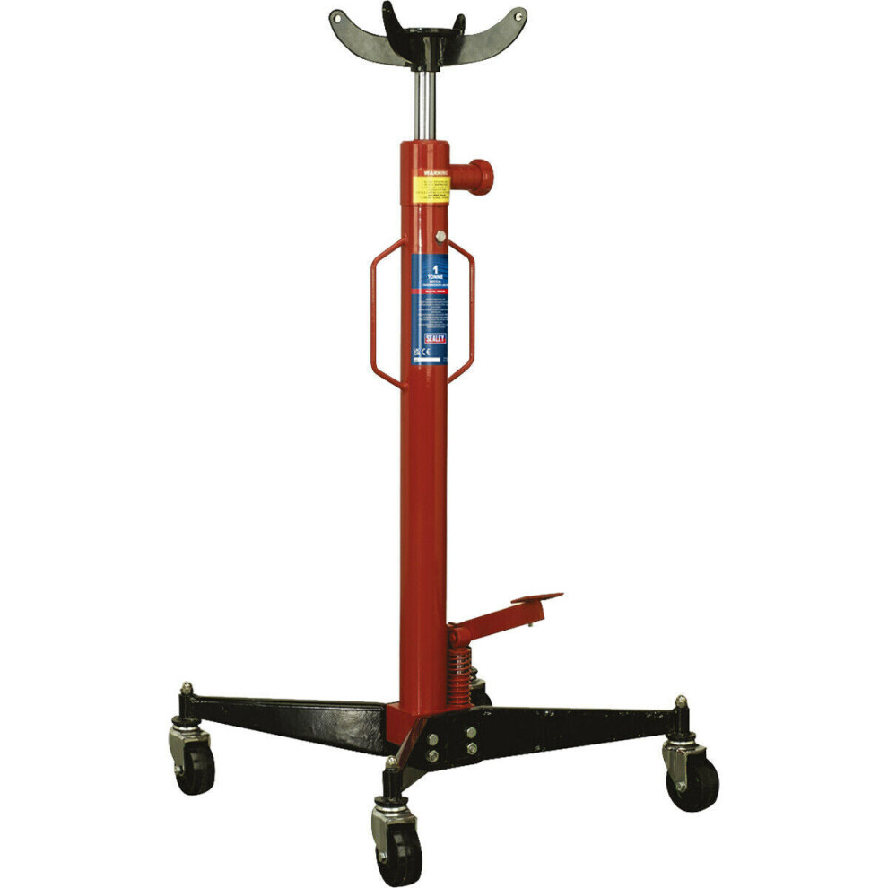 1 Tonne Vertical Transmission Jack - 1950mm Max Height - 2-Way Hydraulic Unit