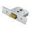 Loops 2x 76mm Flat Mortice Door Security Latch Fire Door Rated Satin Chrome 2